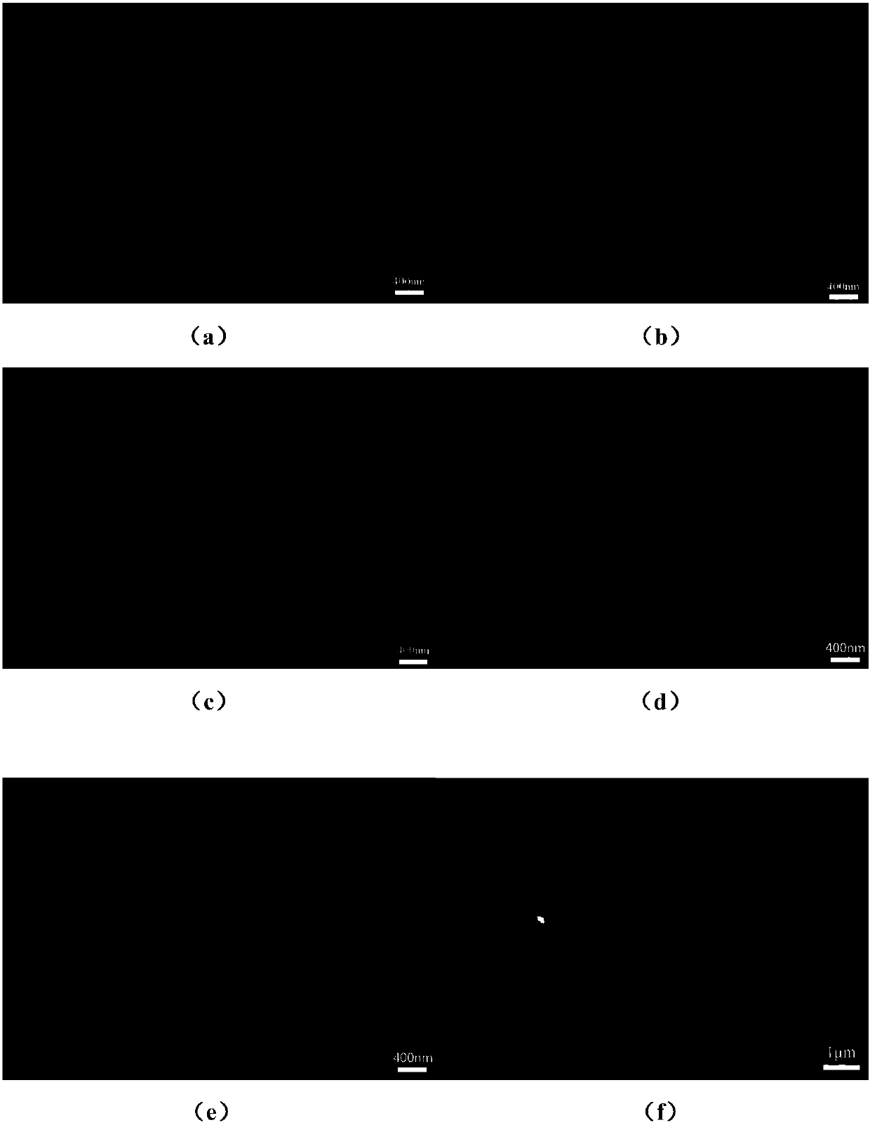 Method for preparing strontium barium niobate nano-powder through two-step coprecipitation technology