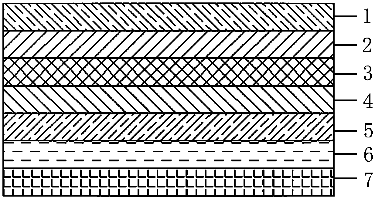 High-barrier filing cabinet dust sealing material and preparation method thereof