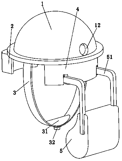 VR helmet used in automobile virtual review system