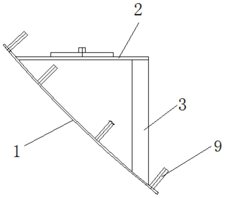 Manufacturing method of forced centering bracket for existing pre-buried slide groove and T-shaped bolts