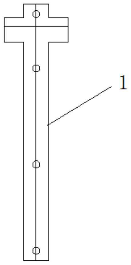 Manufacturing method of forced centering bracket for existing pre-buried slide groove and T-shaped bolts