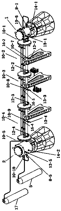 Experimental method for container pipeline gas explosion experimental device with concentration gradient