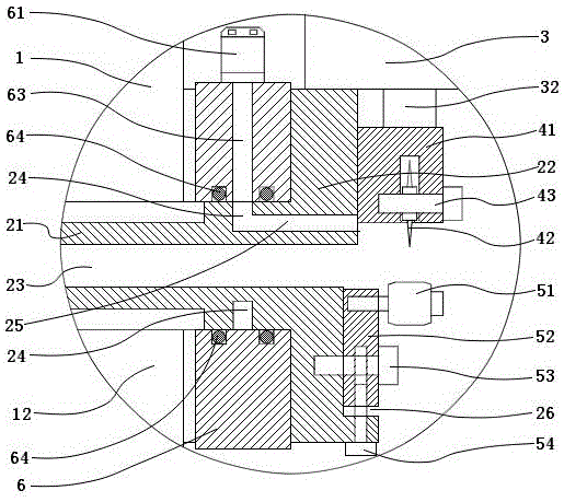 Rotary cutoff device for evaporating pipe