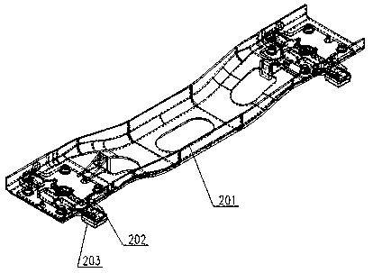 Transverse swing control method for wheel-rail low-power bogie