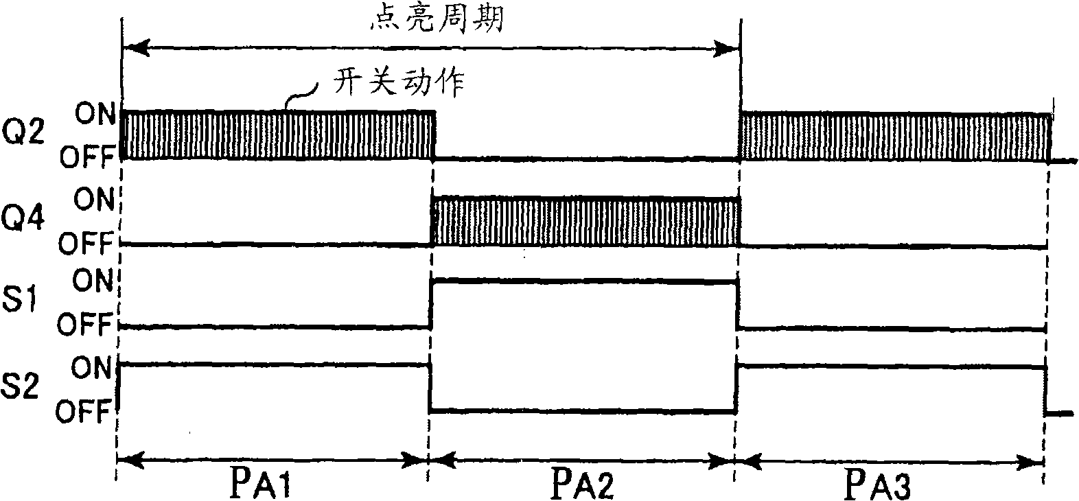 Discharge lamp lighting circuit