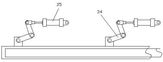 Accurate fixed-length cutting-off discharging machine for prestressed reinforcing steel bar