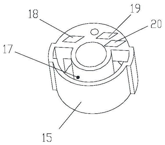 Multi-point layered grain detection rod