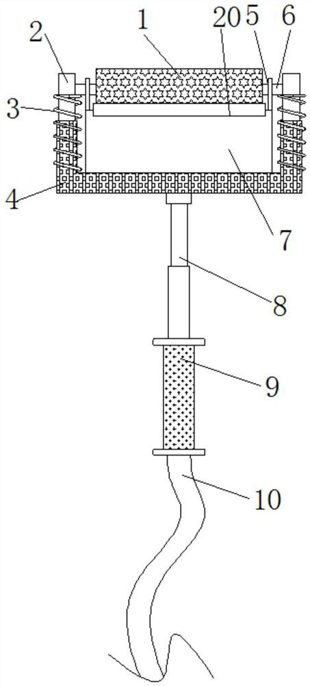 Coating painting device being high in painting efficiency and capable of achieving automatic feeding