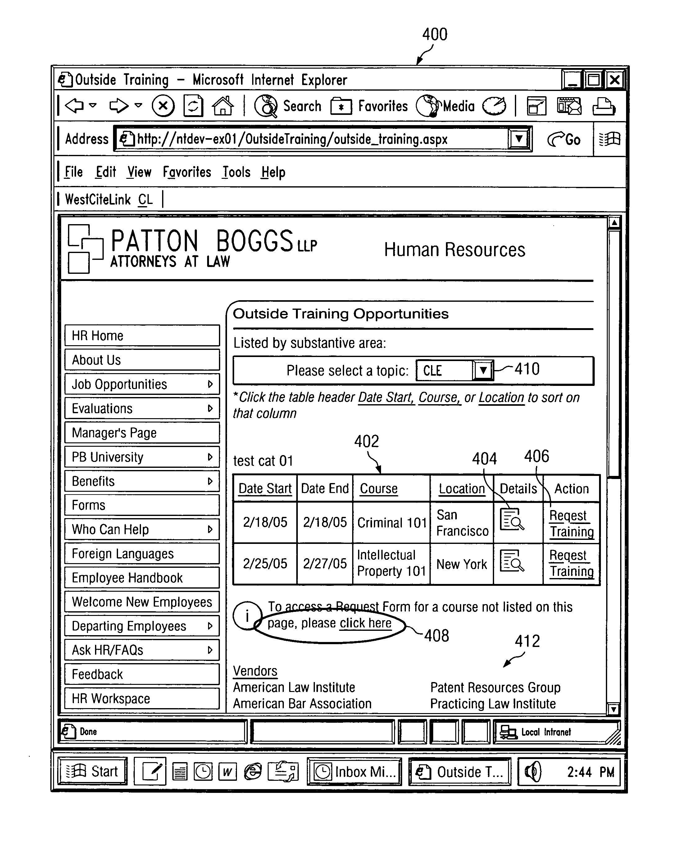 System and method for managing a continuing education program