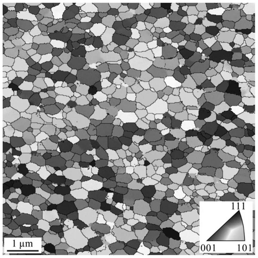 Block titanium-molybdenum-niobium alloy and preparation method thereof