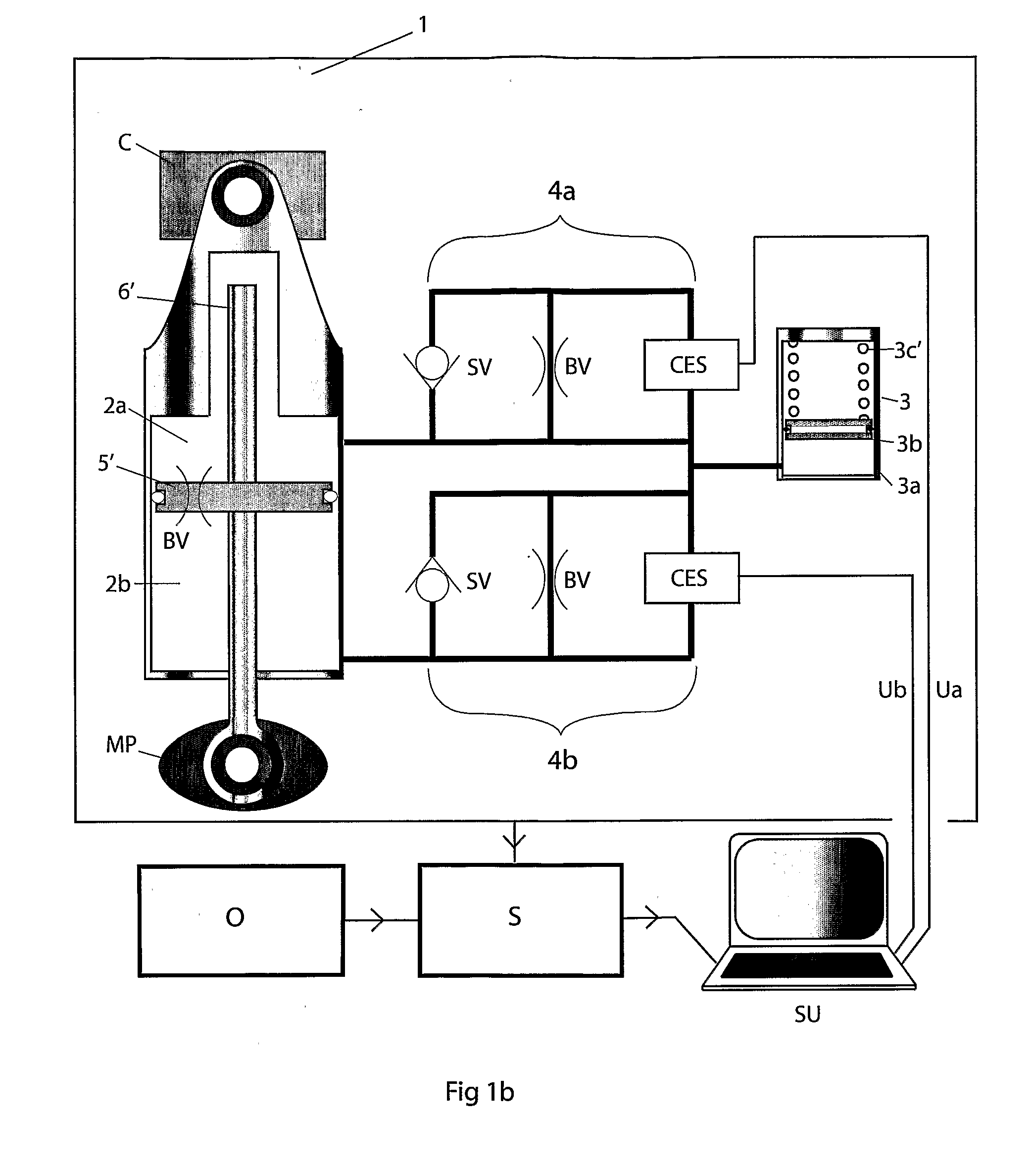 Electronically controlled pressurized damper