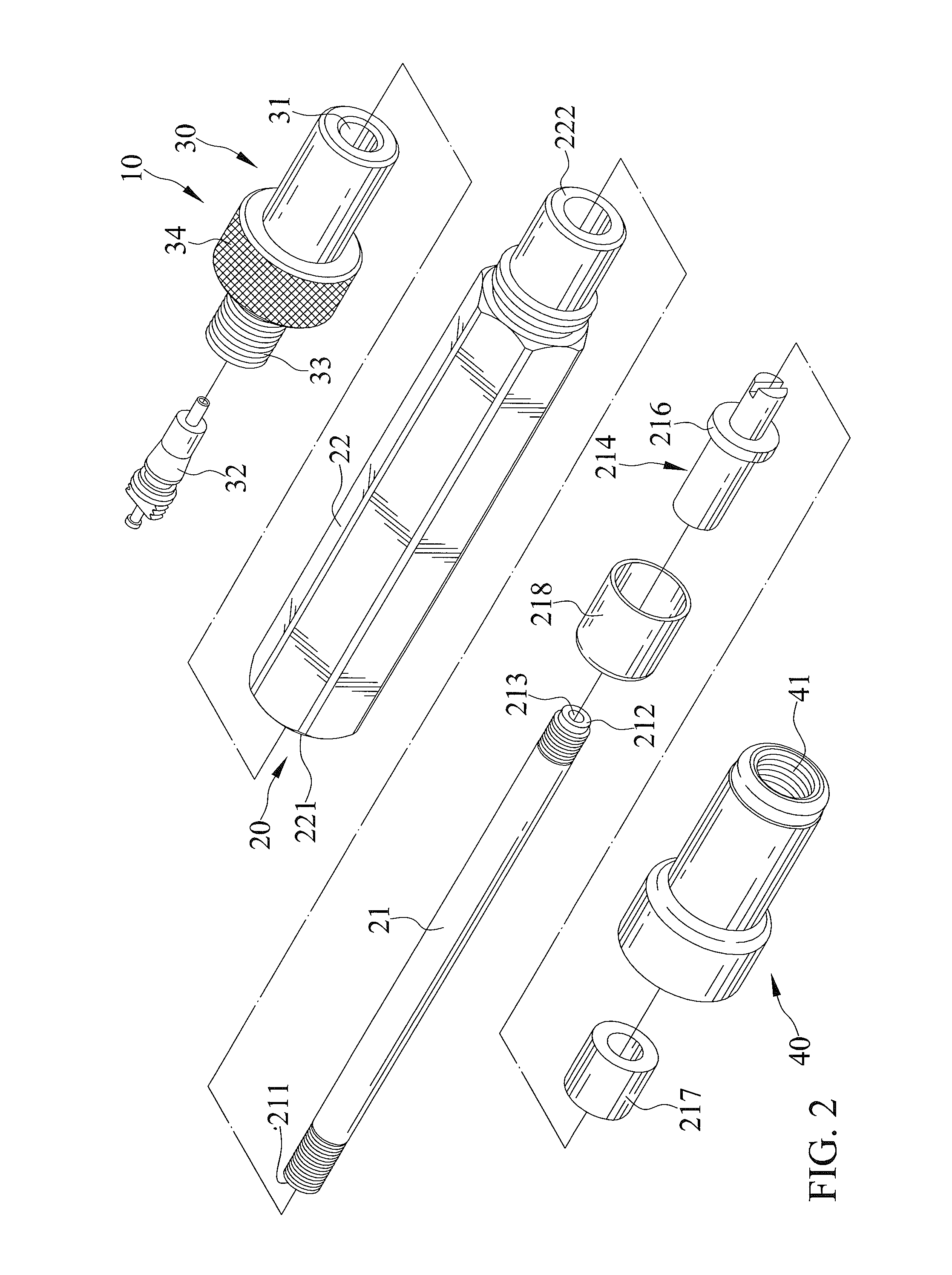 Shock pump adapter