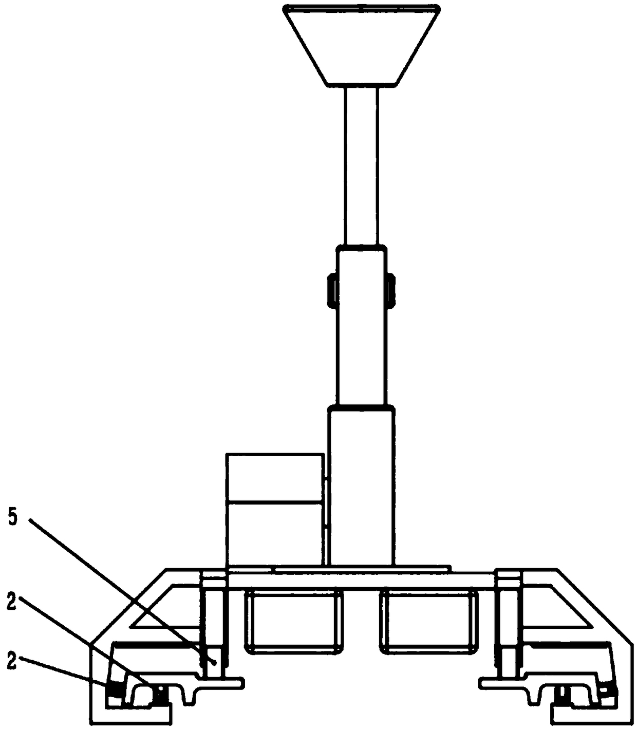 Medium-low speed magnetic levitation auxiliary work robot