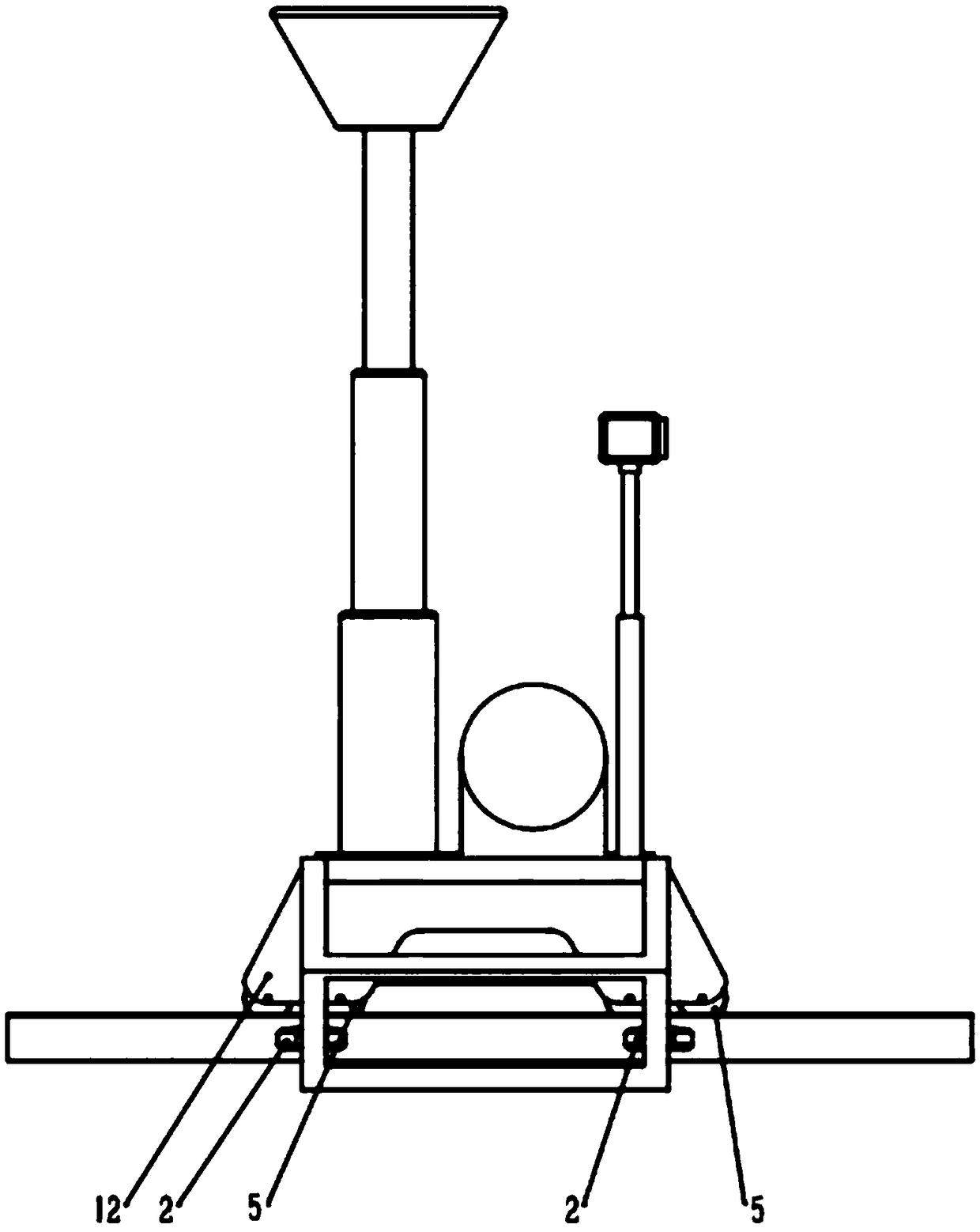 Medium-low speed magnetic levitation auxiliary work robot