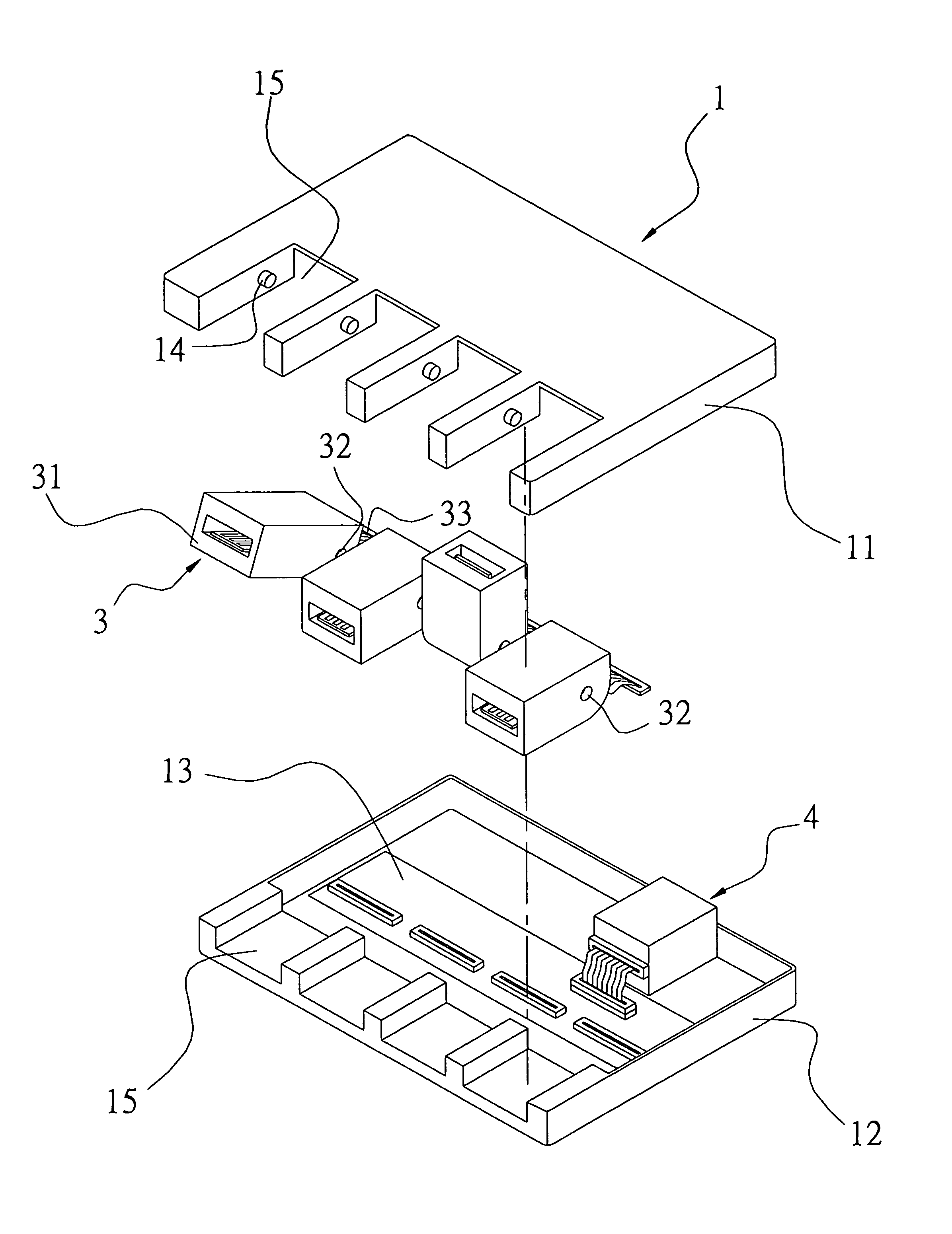 Foldable USB connection port