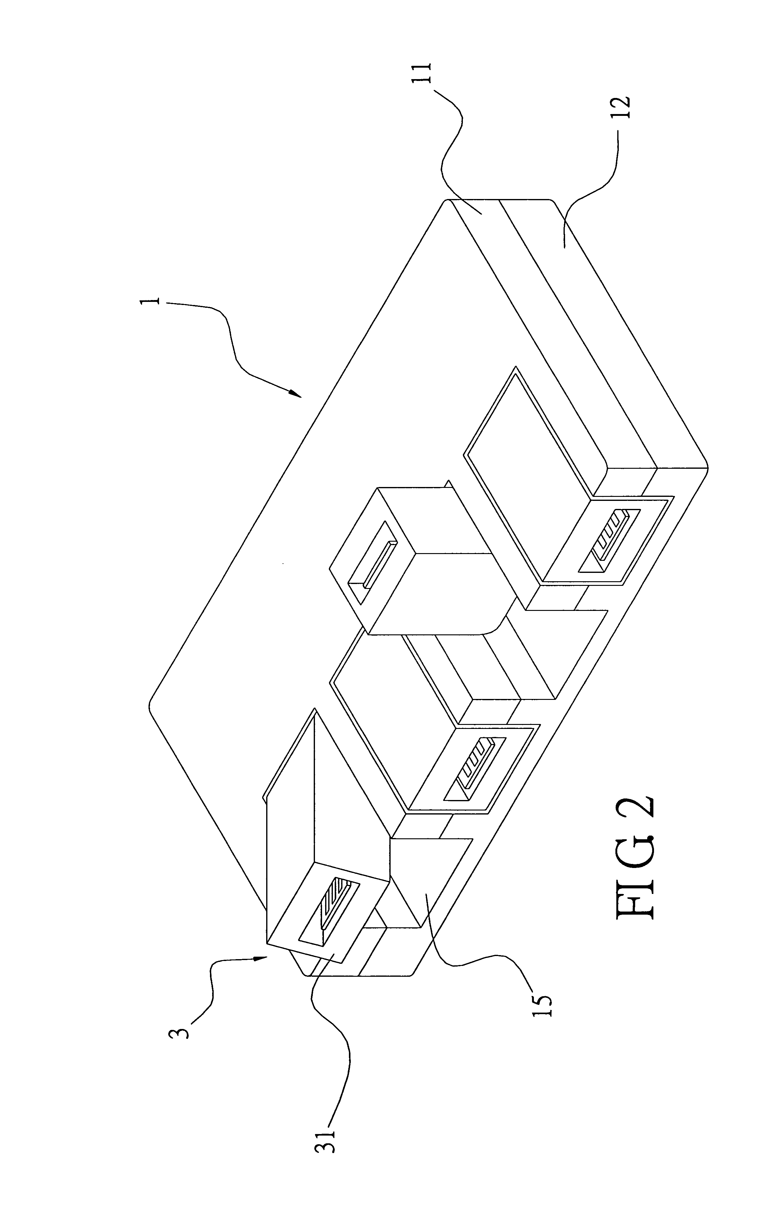 Foldable USB connection port