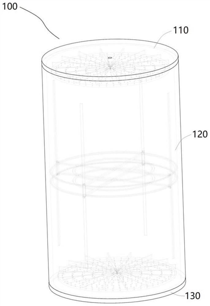 Water cold storage system based on phase change energy storage cold storage tank