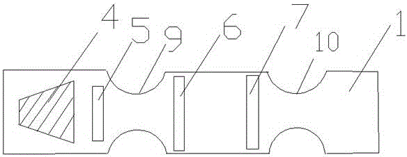 Experiment mouse fixing device for acupuncture