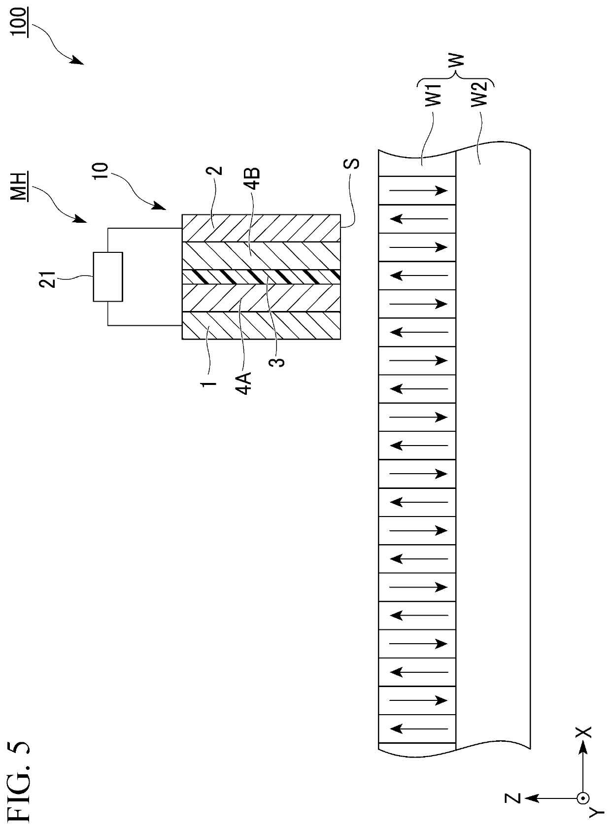 Magnetoresistance effect element