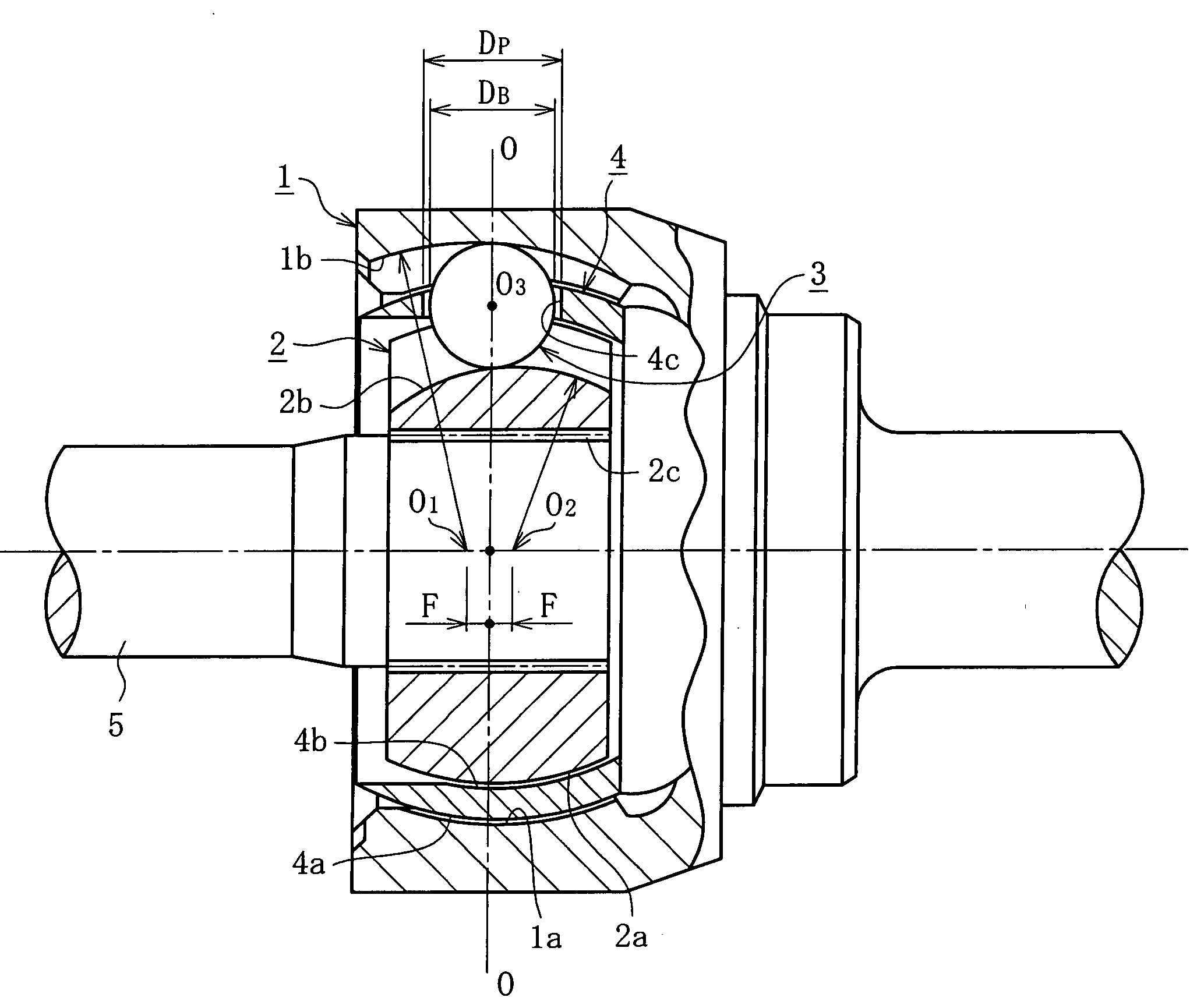 Fixed constant velocity universal joint