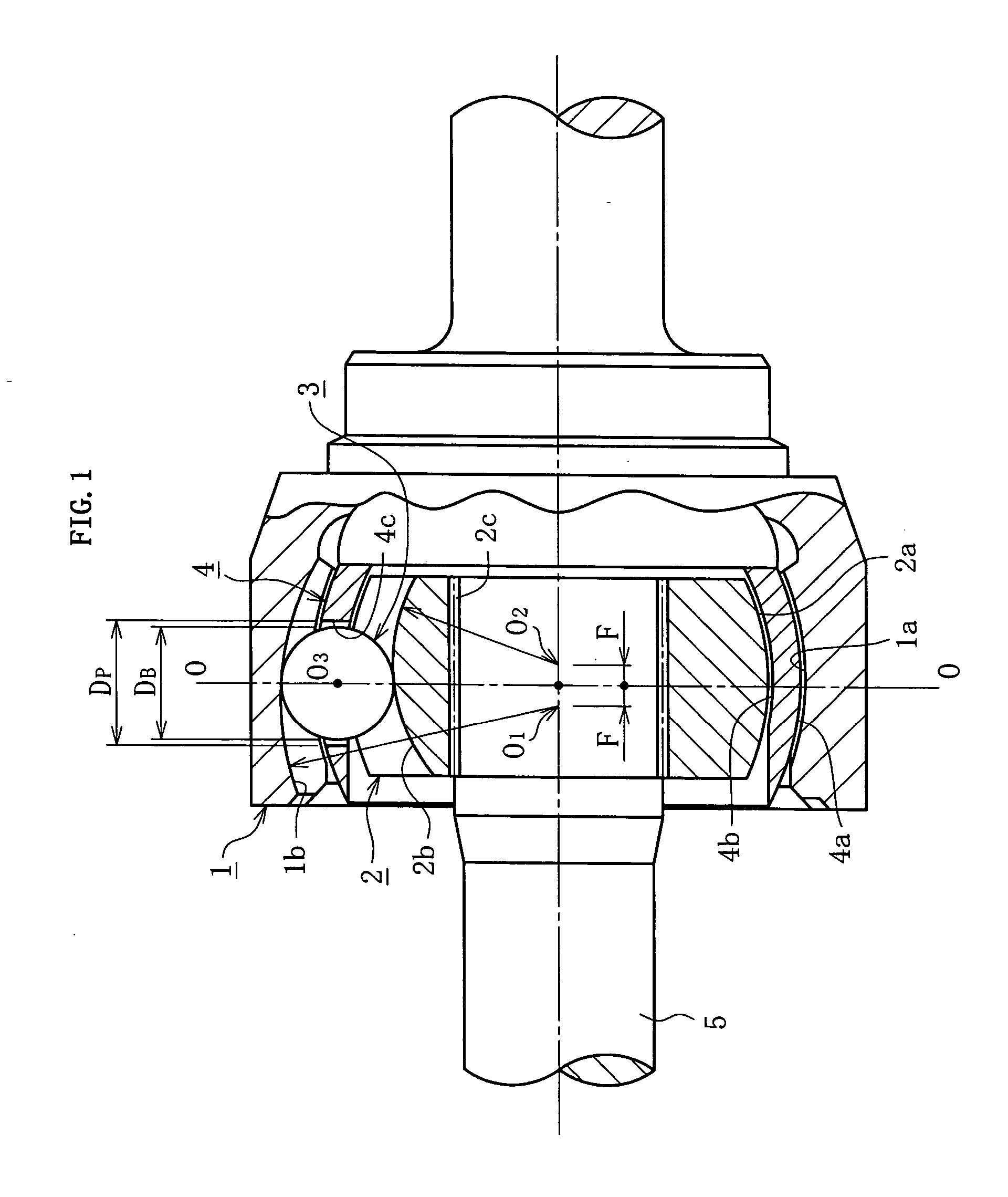 Fixed constant velocity universal joint