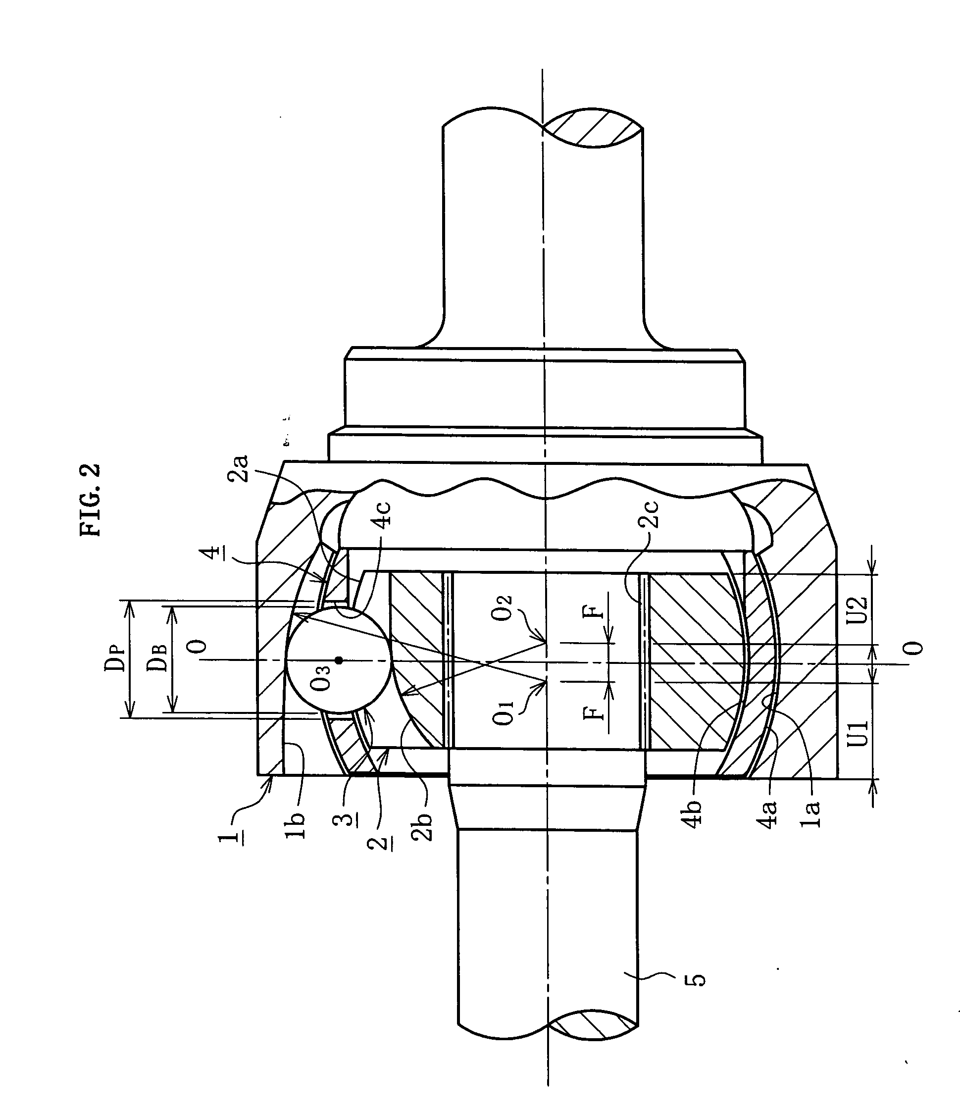 Fixed constant velocity universal joint