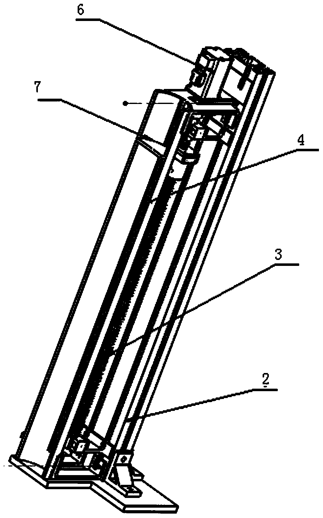 A thrust plate automatic stacking device and a thrust plate stacking method