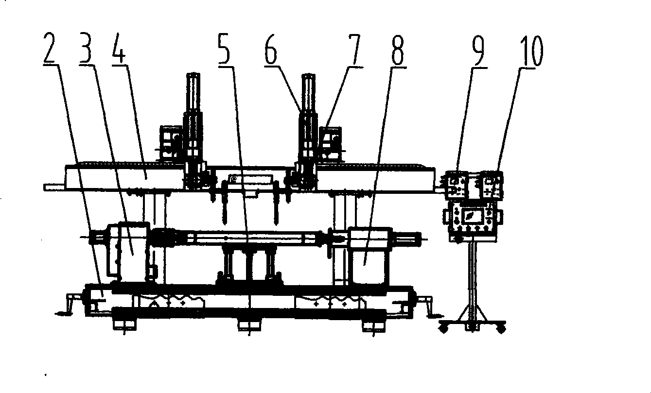 Welding device and technique of axle housing assembly Y-shaped weld joint