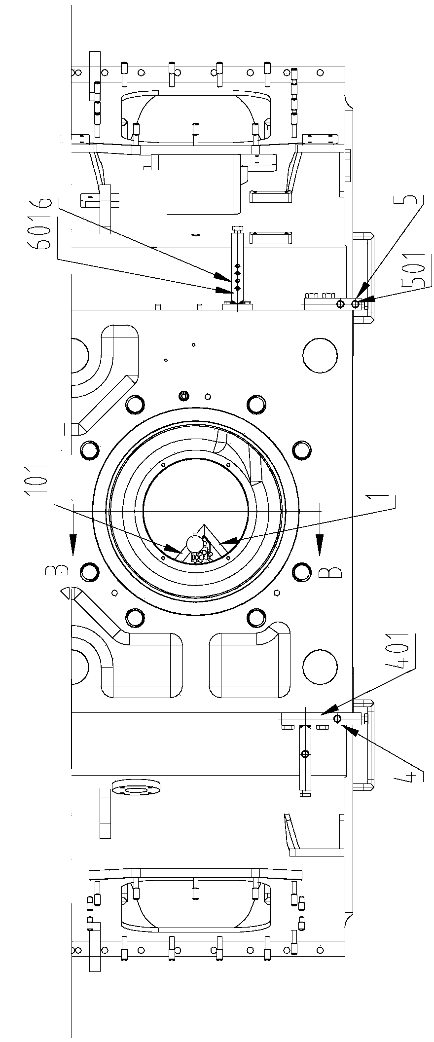 Combined control device applicable to aligning framework and cylinder