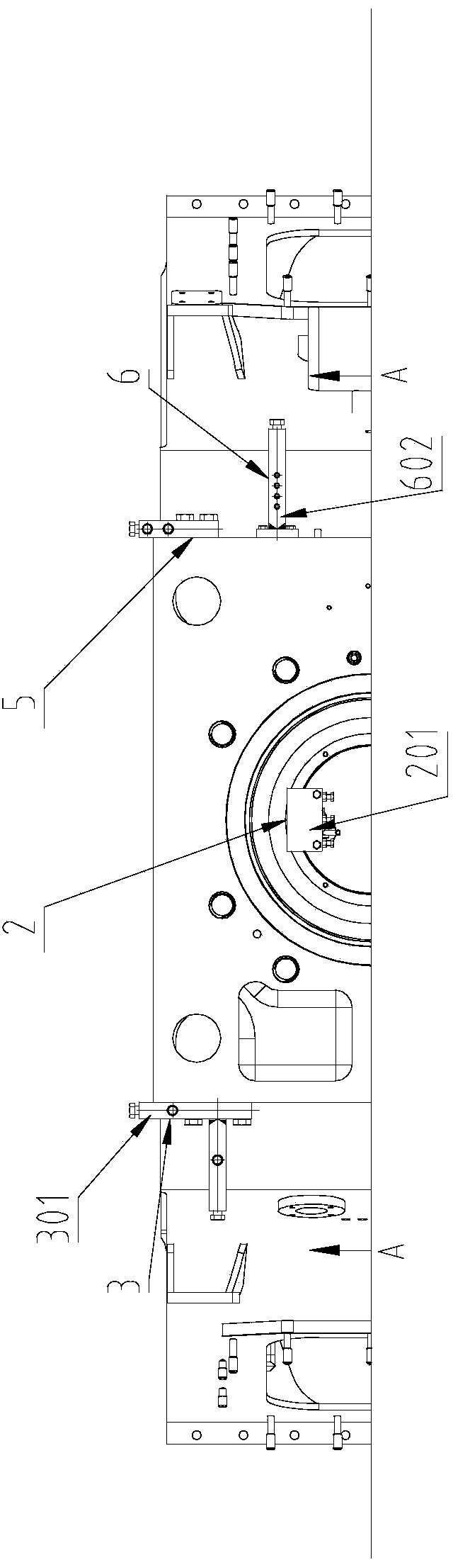 Combined control device applicable to aligning framework and cylinder