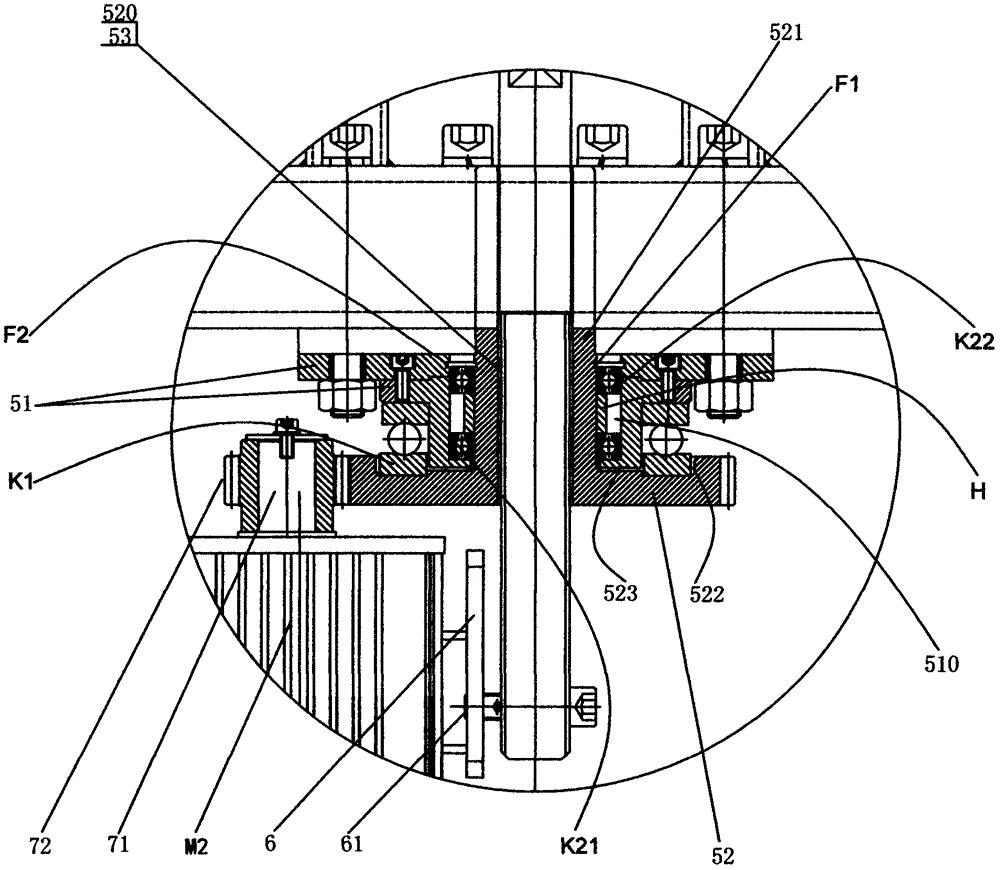 Lifting chain single-ring bending force testing machine