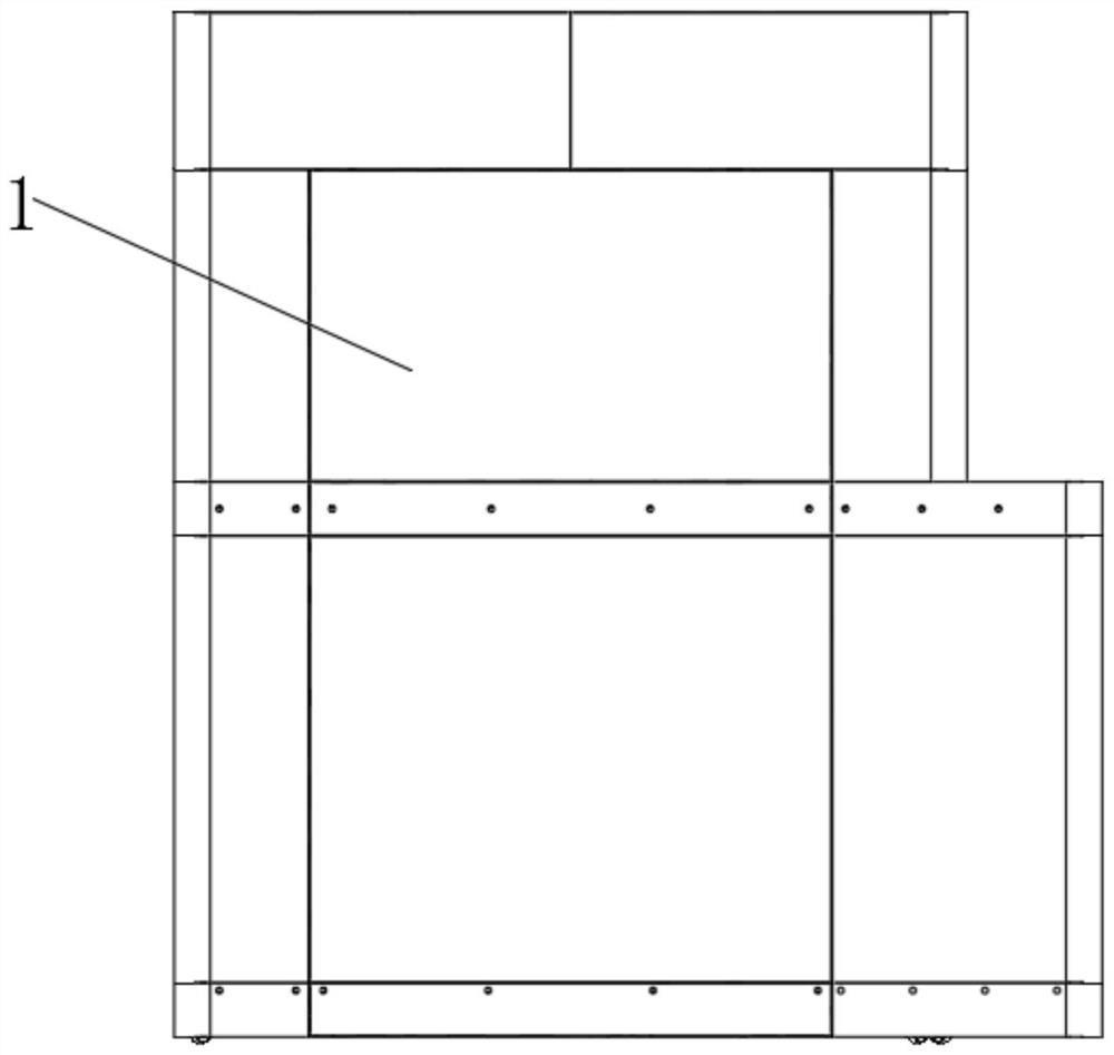 Pneumatic type low-temperature storage device