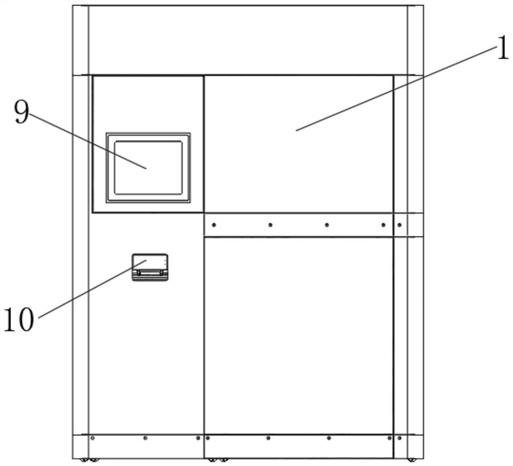 Pneumatic type low-temperature storage device