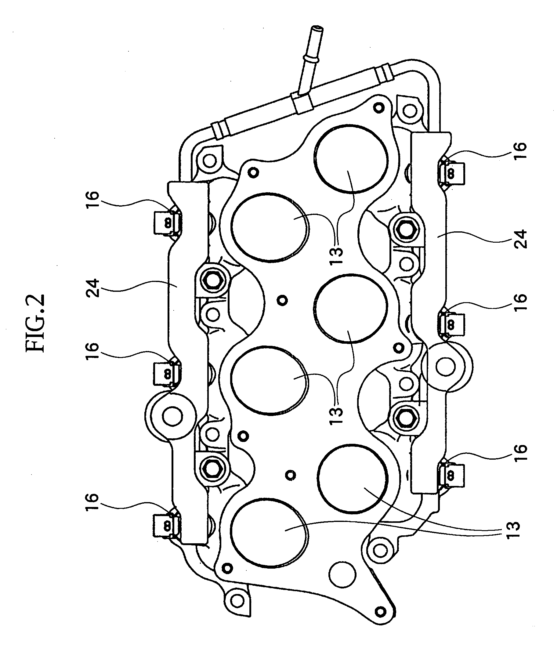 Internal combustion engine provided with double system of fuel injection