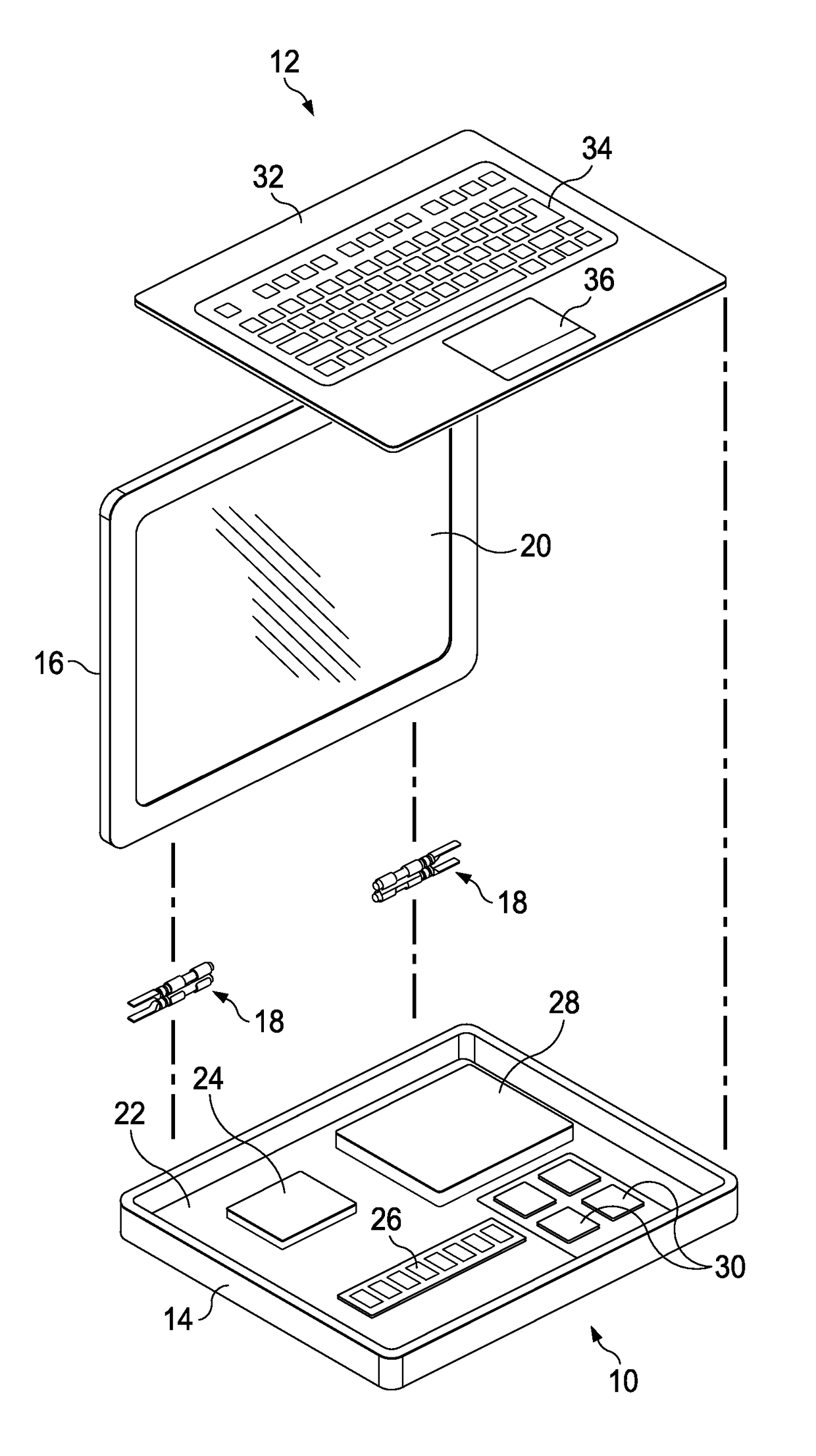 Convertible information handling system input device surface and support