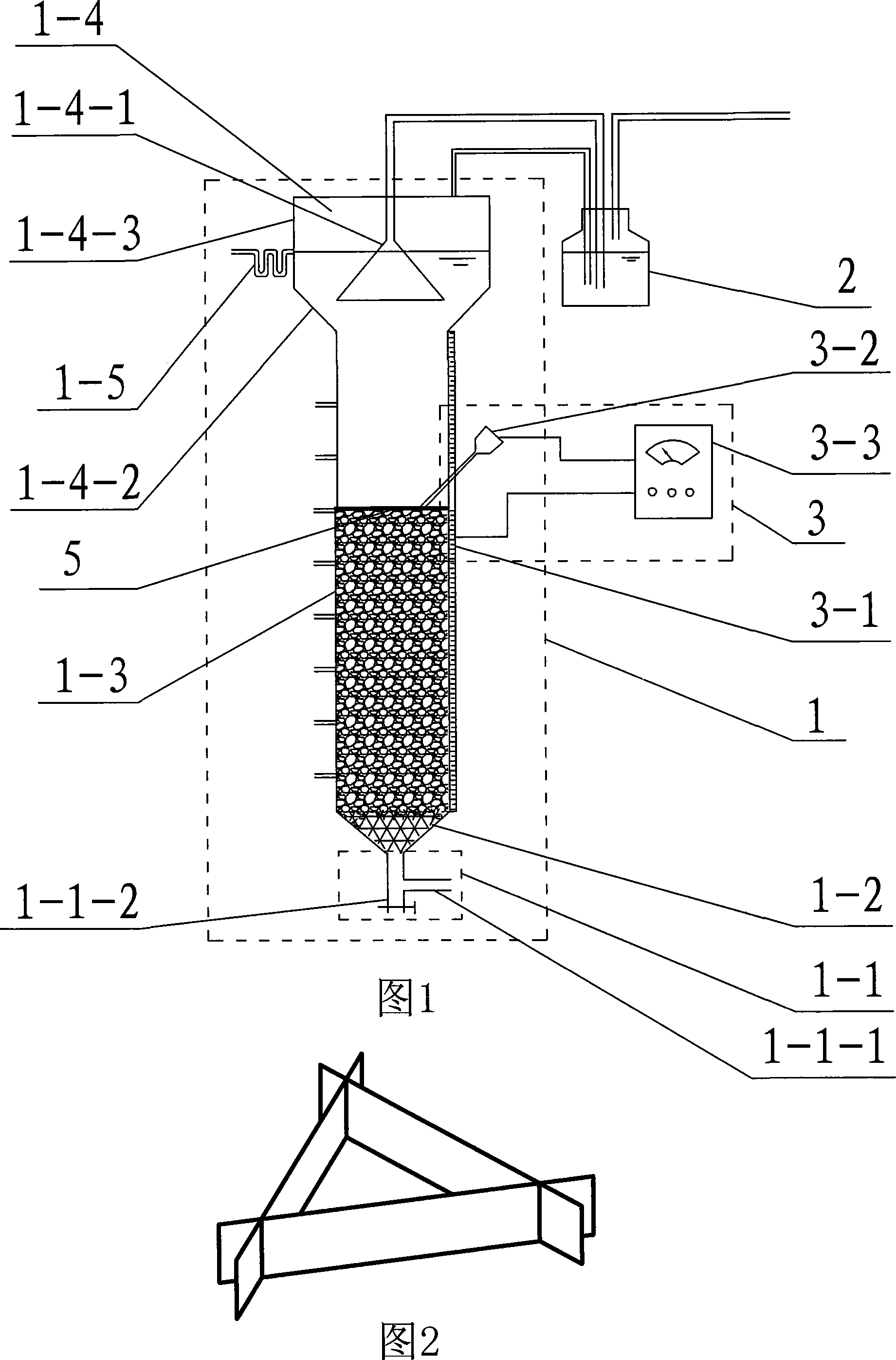 Method for processing sewage to agricultural land water using UAFB reactor