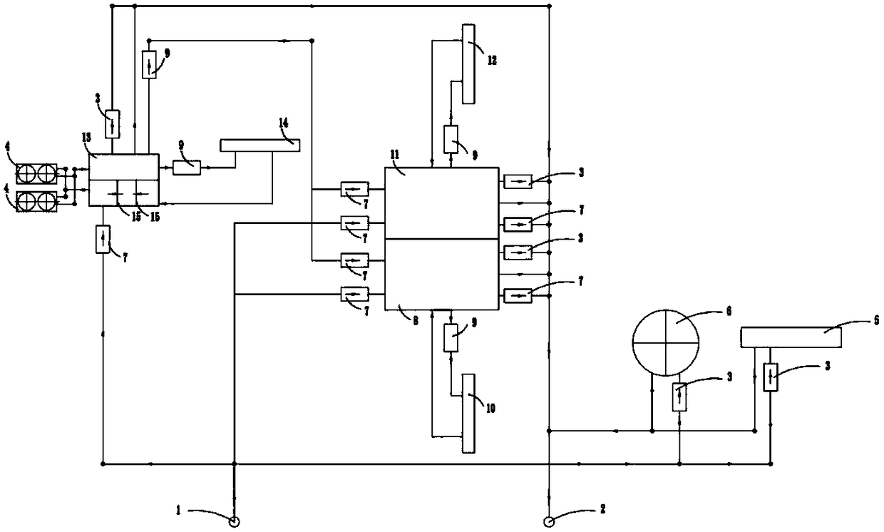 Circulating water loading device for high-speed optical fiber secondary coating and secondary coating cooling method