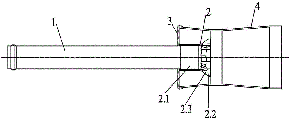 Exhaust gas injection mechanism