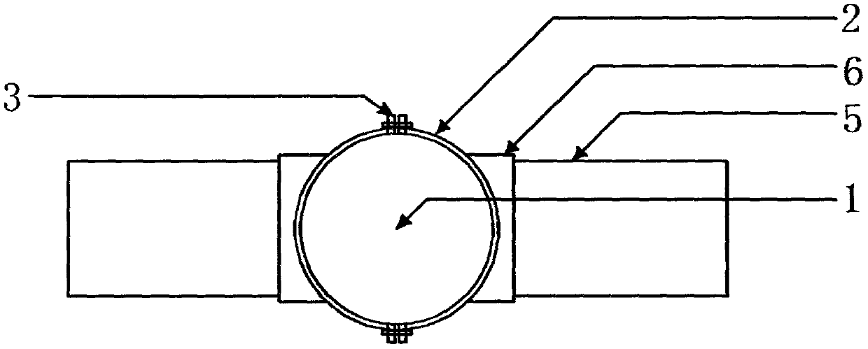 Method for reinforcing post-earthquake pier by fusing arc flanking column based on non-intensified damaged area