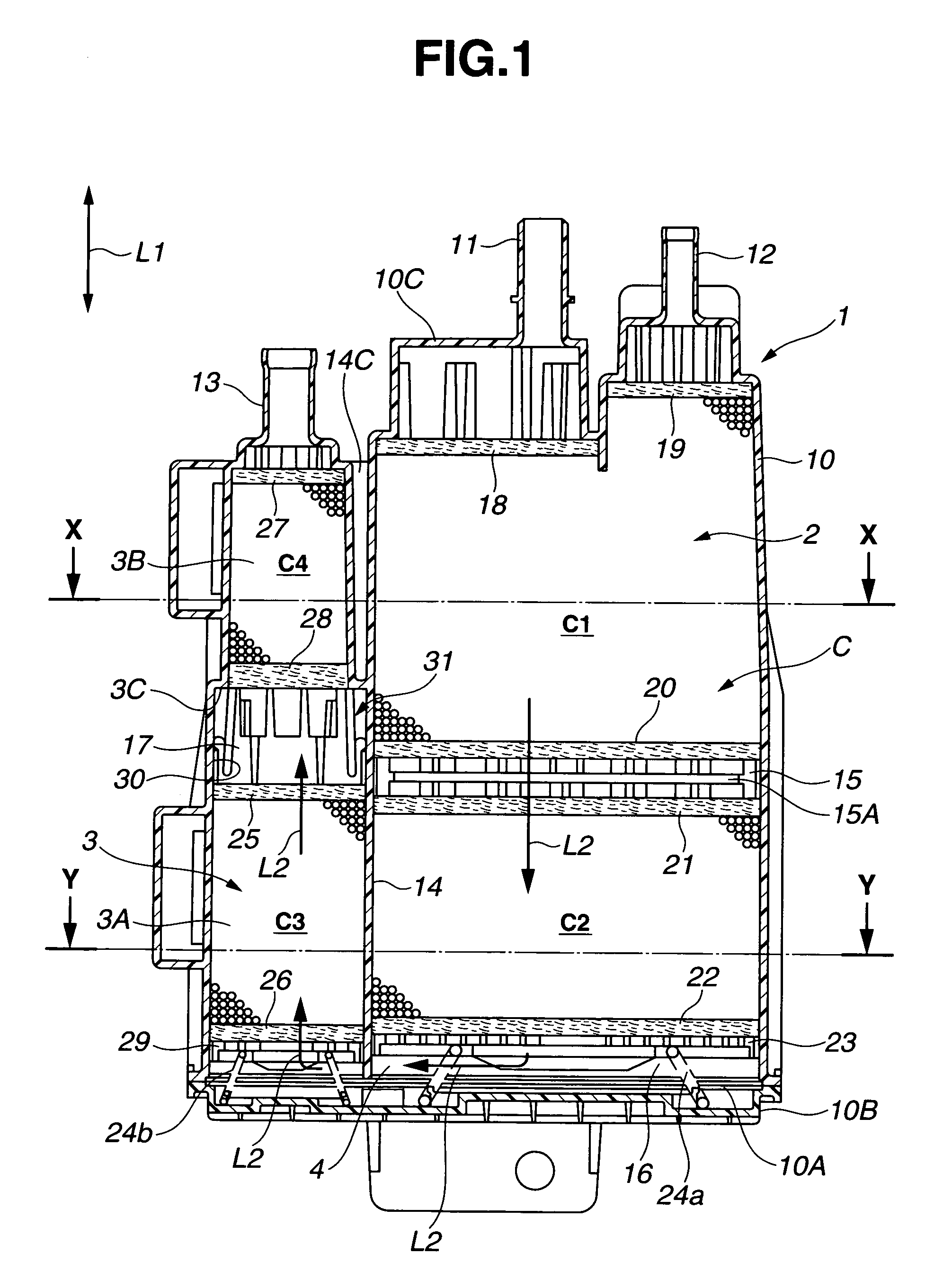 Fuel vapor storage canister