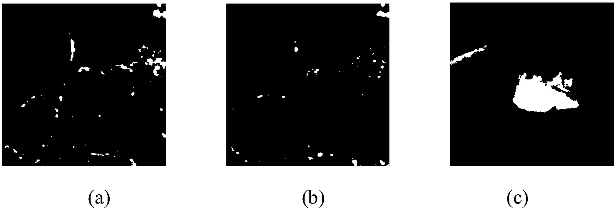 SAR image change detection method based on context salience detection and SAE