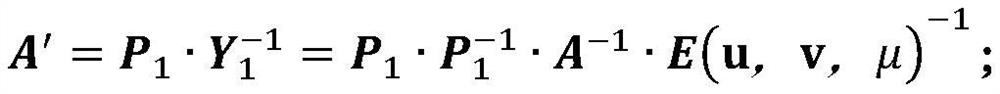 Matrix inversion outsourcing calculation method based on elementary matrix