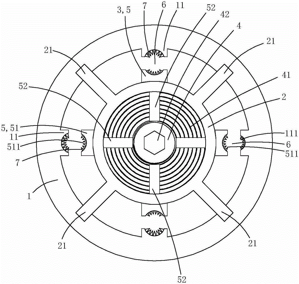 Electric connection fitting with good line clamping firmness