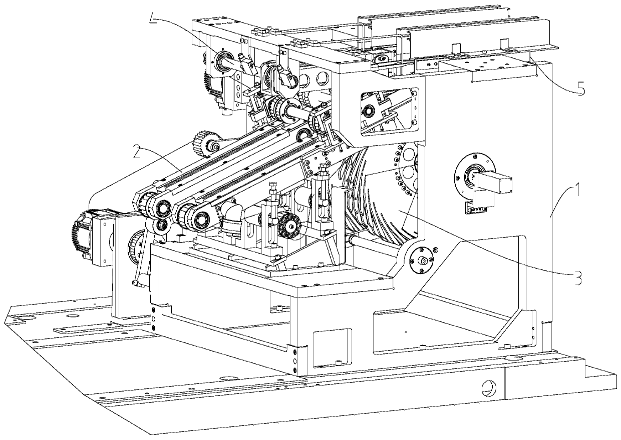 A fully automatic splicing and splitting device for tissue paper