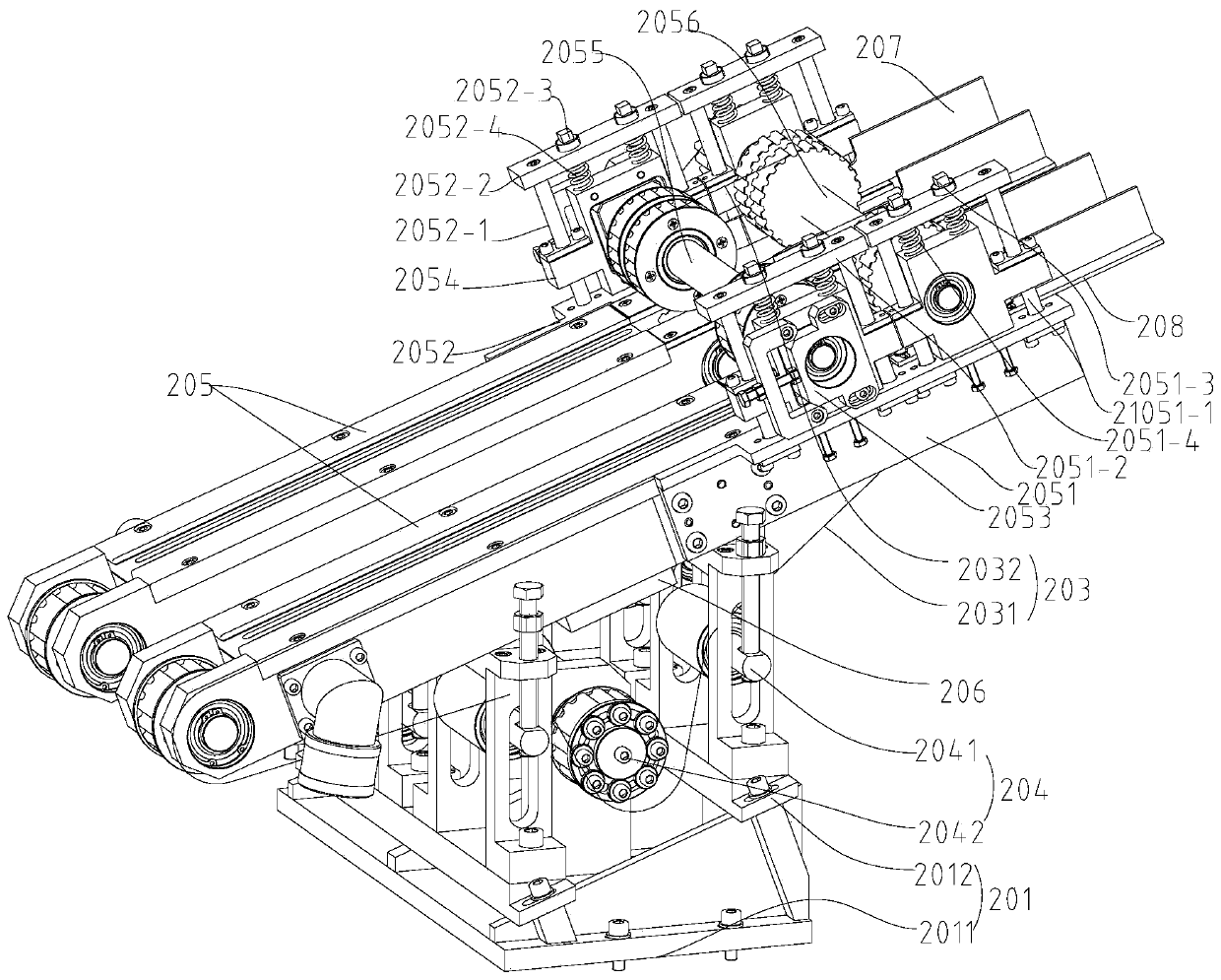 A fully automatic splicing and splitting device for tissue paper