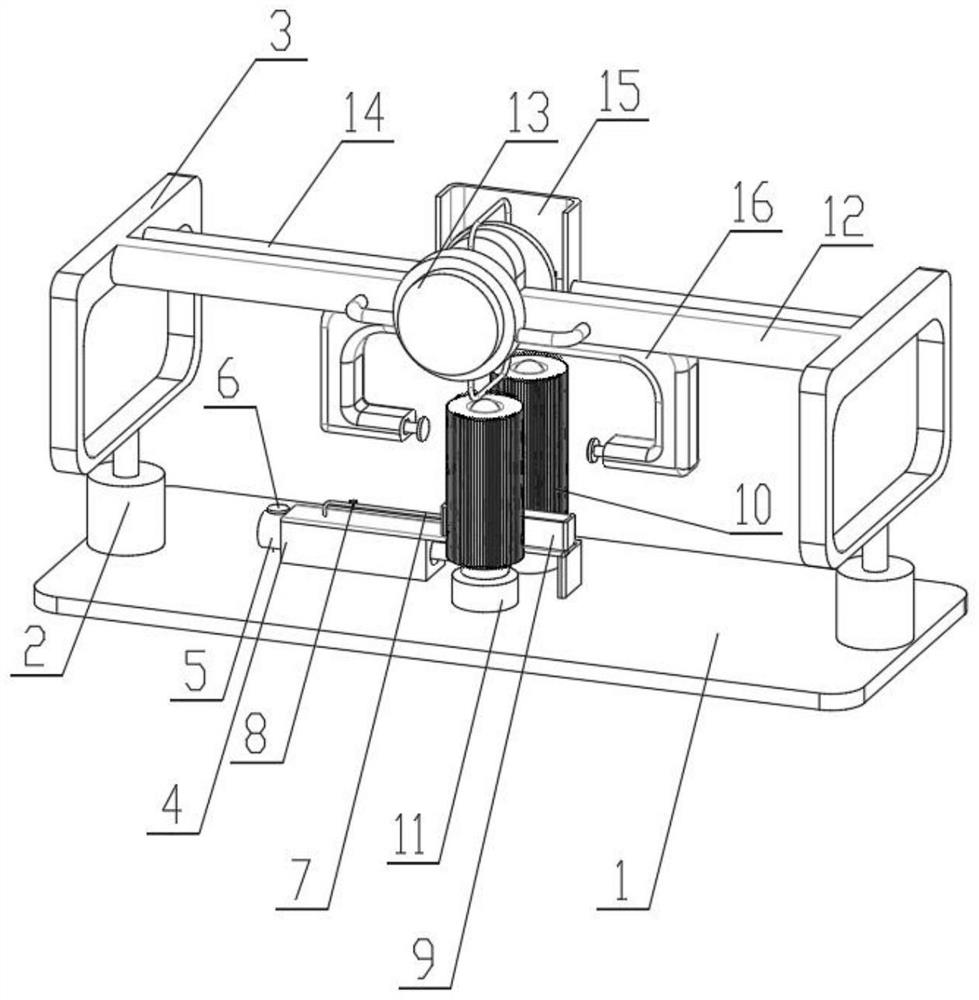 Double-side-face grinding machine suitable for hardware fitting grinding