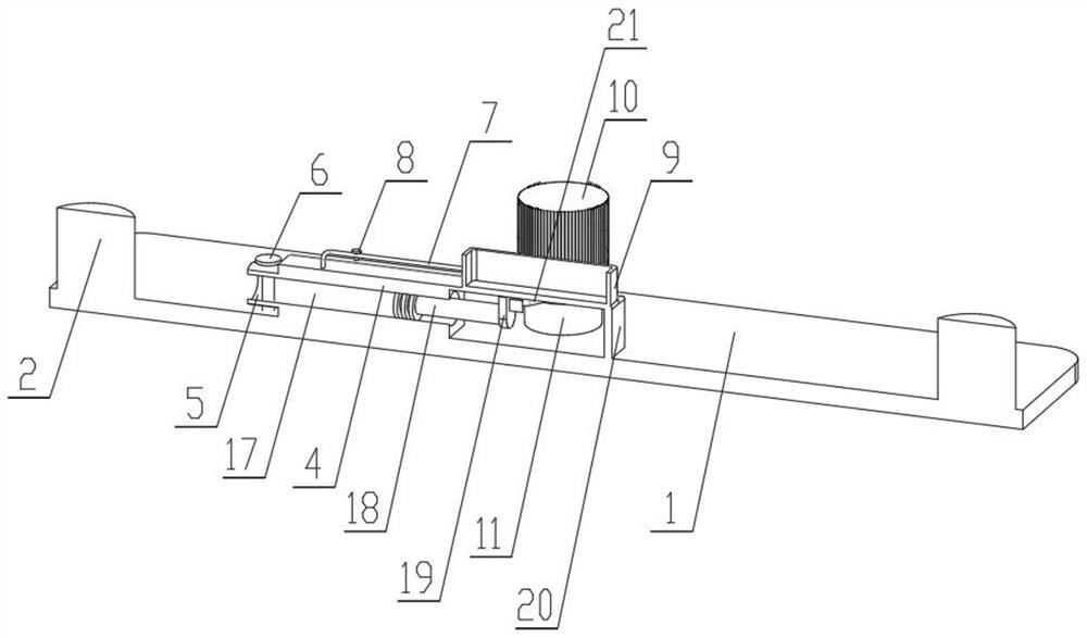 Double-side-face grinding machine suitable for hardware fitting grinding