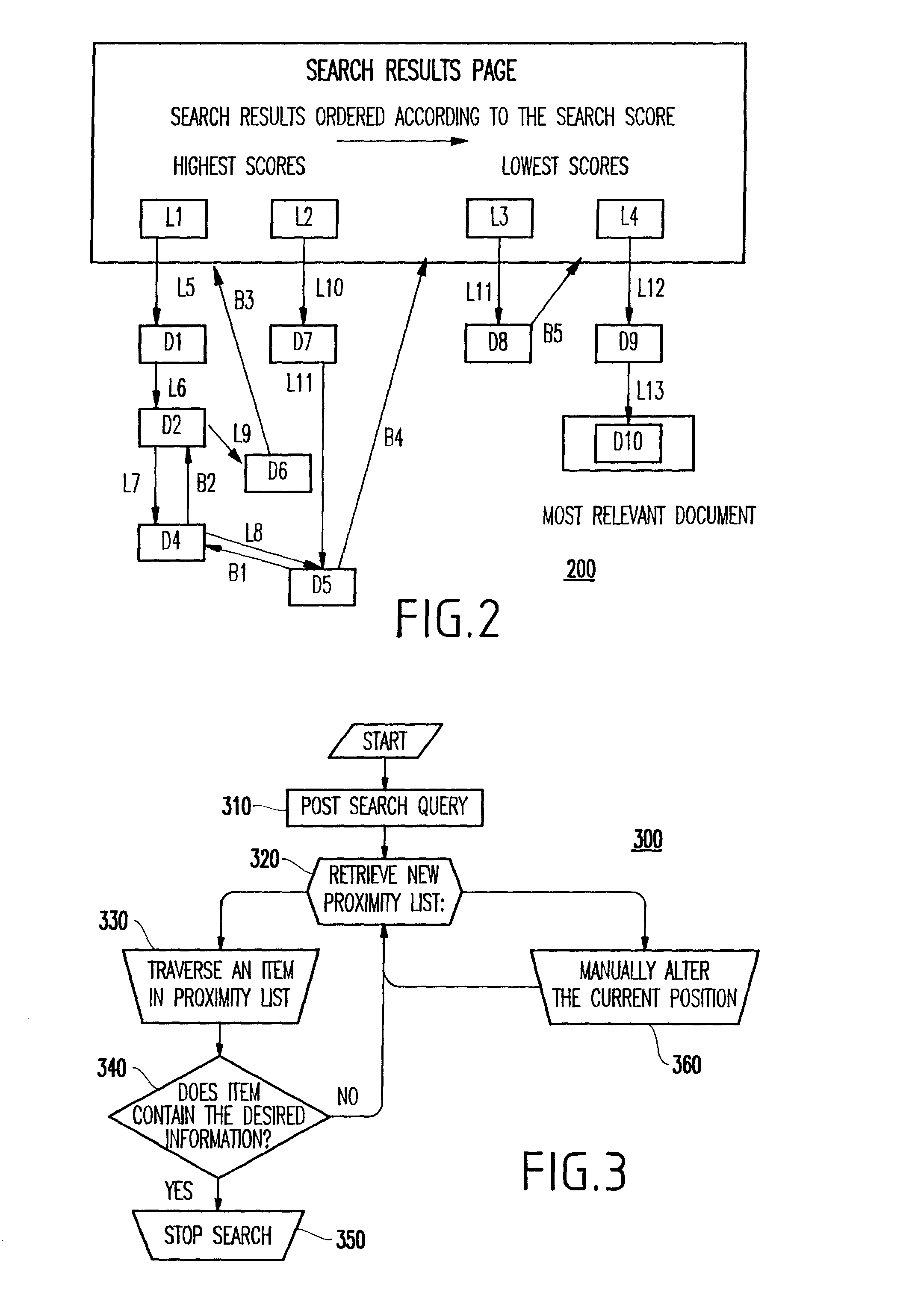 Graphical web browsing interface for spatial data navigation and method of navigating data blocks