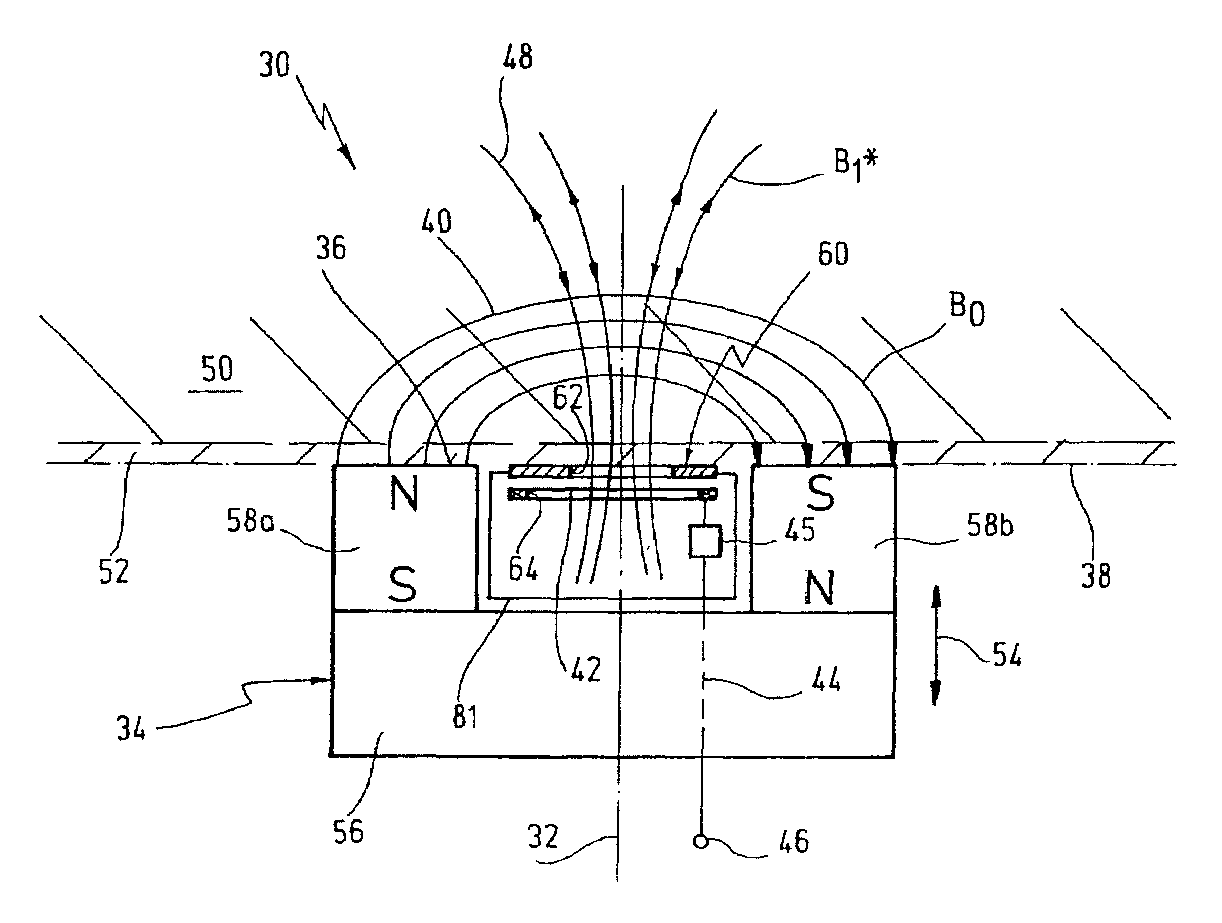 Probe head for nuclear magnetic resonance measurements