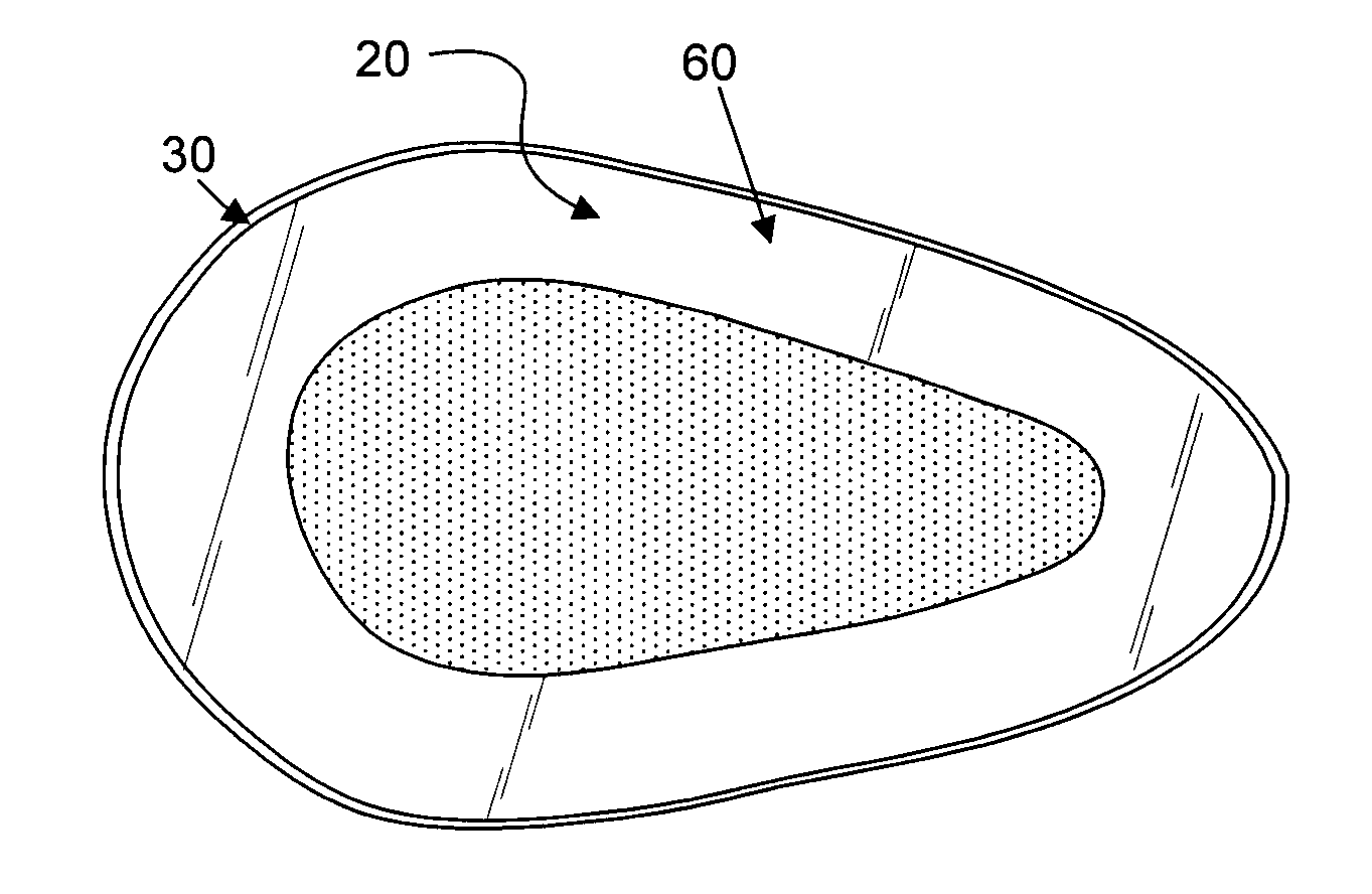 Contoured eye patch